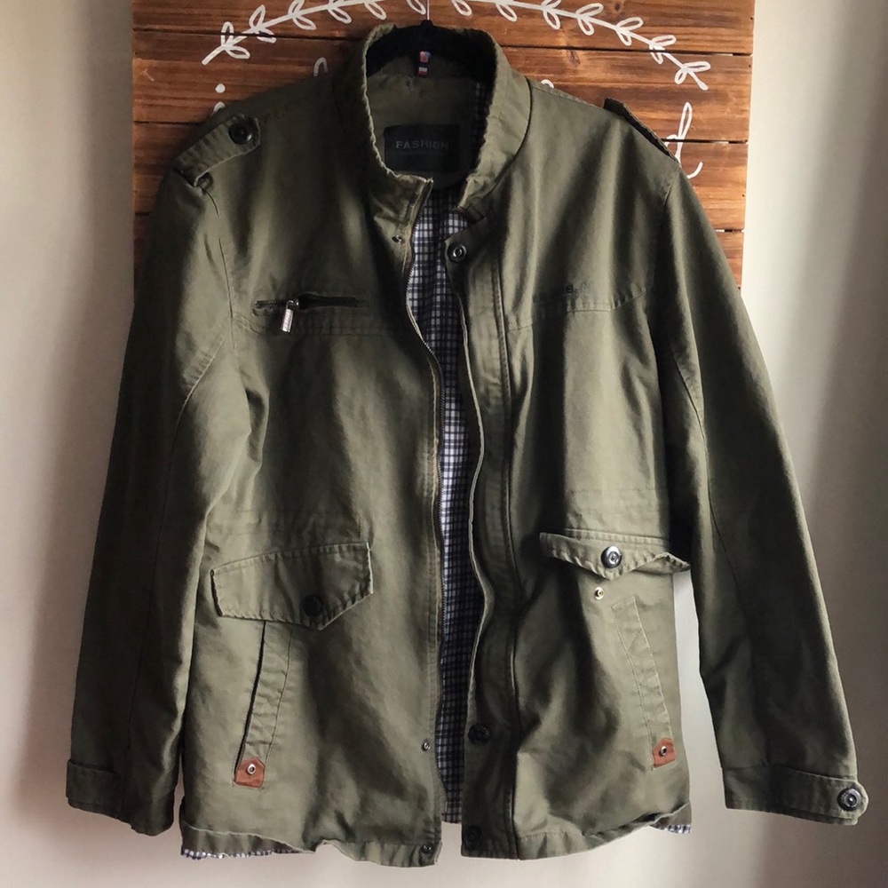 Dark Green Army Jacket